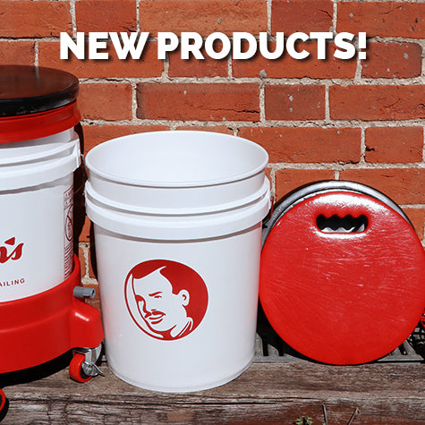 New Products - Slim's Buckets, Lids & Dollies