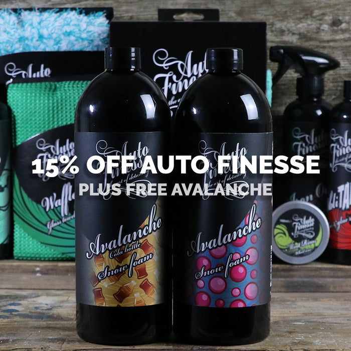 15% off Auto Finesse PLUS Freebies!