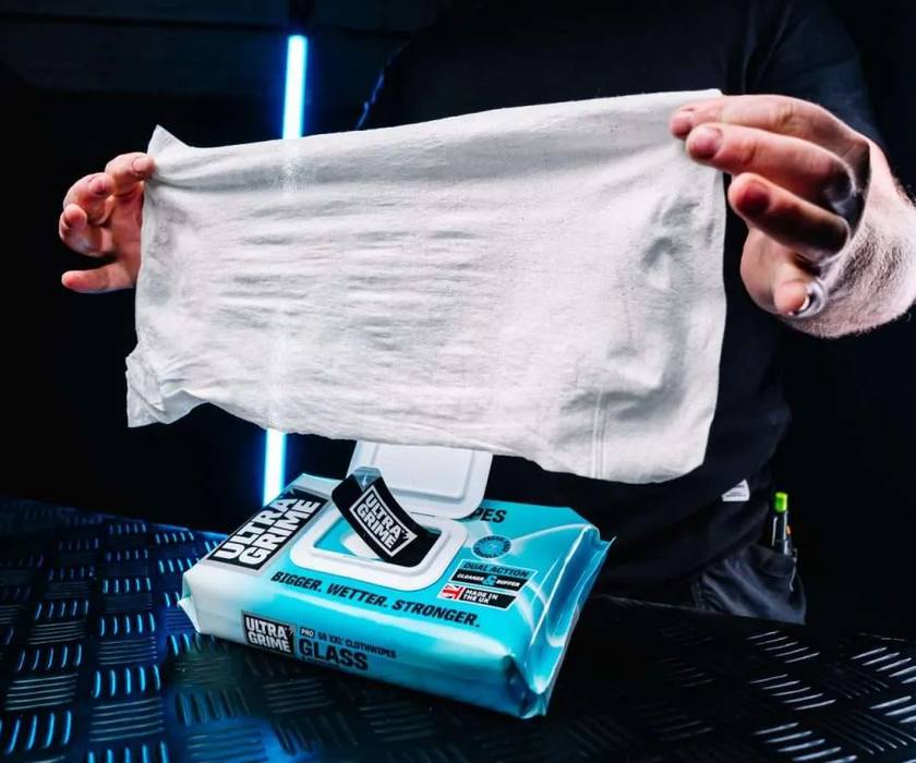 UltraGrime PRO Glass & Stainless XXL Clothwipes