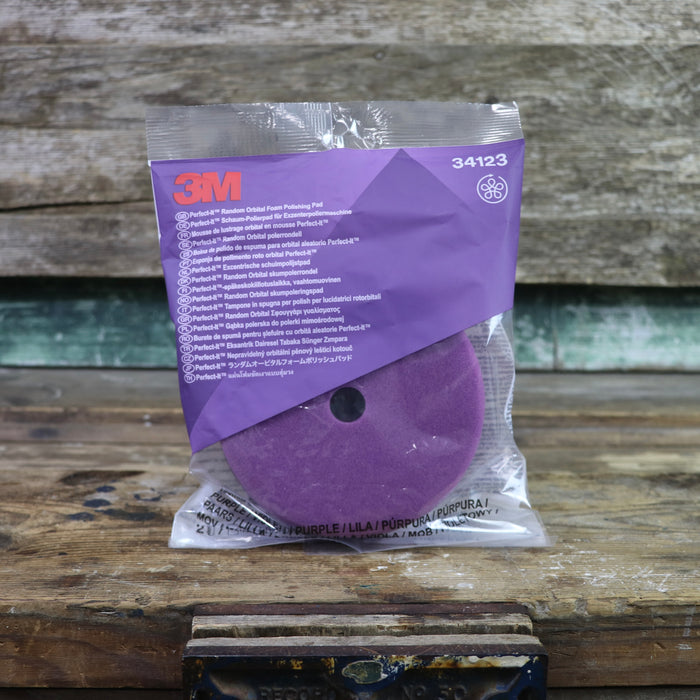 3M Perfect-It Random Orbital Purple Foam Polishing Pad