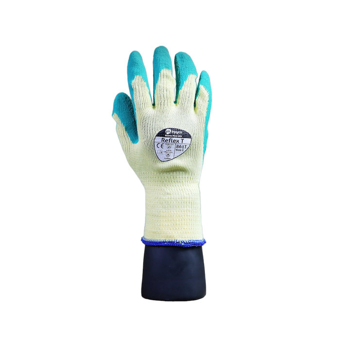 Reflex T Green Grip Gloves (Pack of 10)