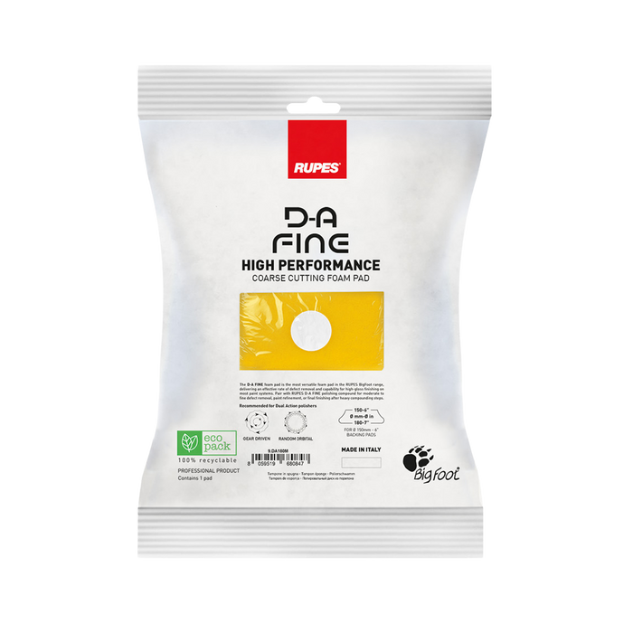 RUPES DA Fine High Performance Foam Pad (Yellow)