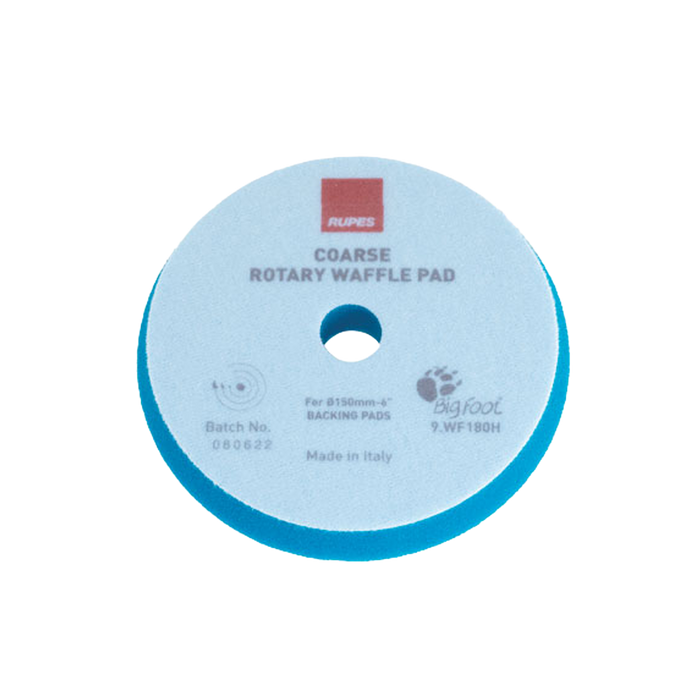 RUPES Blue Rotary Waffle Pad - Coarse
