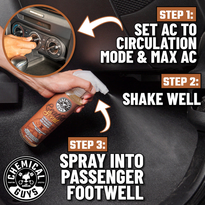 Chemical Guys Leather Scent Air Freshener (16oz)