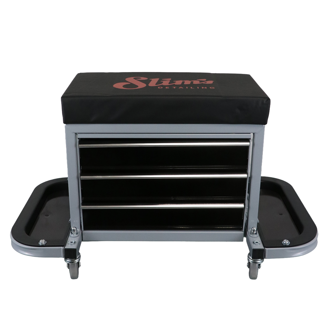 Slim's Detailing Handy Seat with 3-Drawer Storage