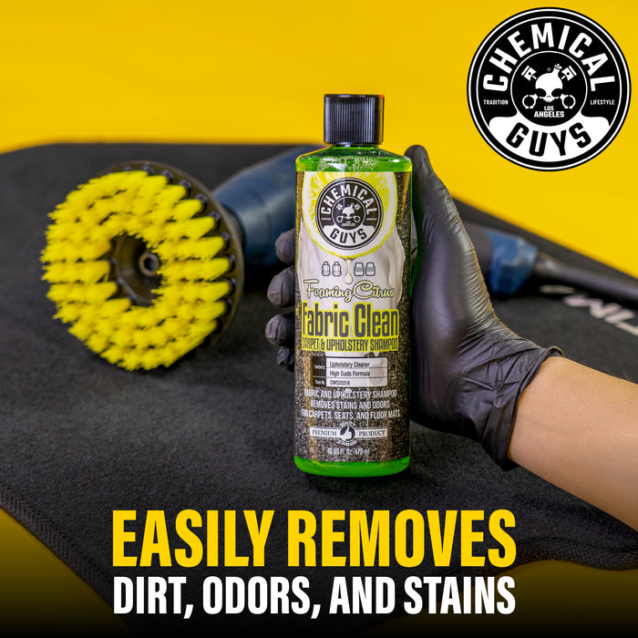 Chemical Guys Foaming Citrus Fabric Clean Carpet and Upholstery Shampoo