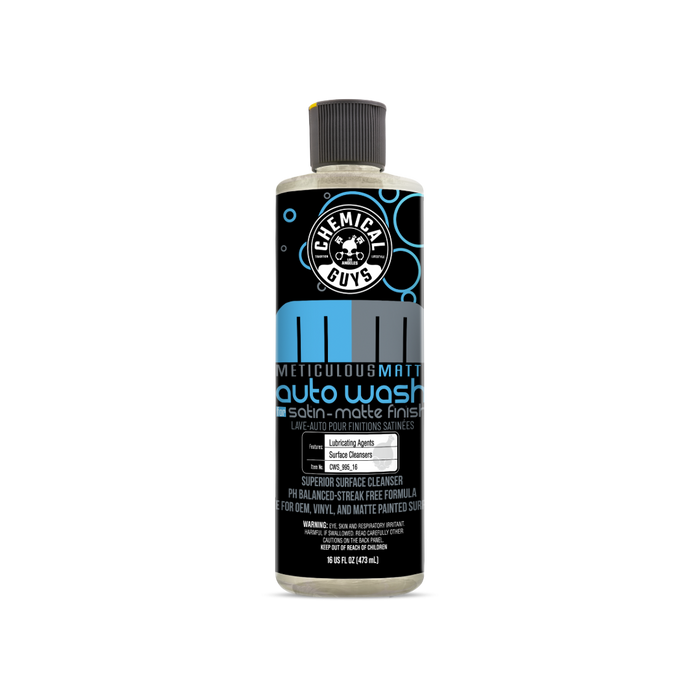 Chemical Guys Meticulous Matte Auto Wash for Satin Finish & Matte Finish Paint (16oz)