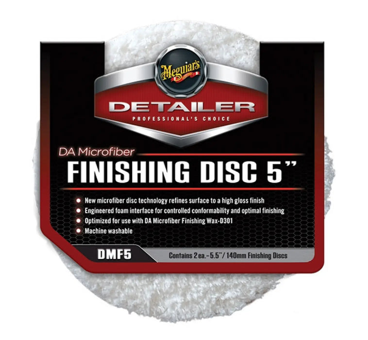Meguiar's 5" DA Microfibre Finishing Pad (Pack of 2)
