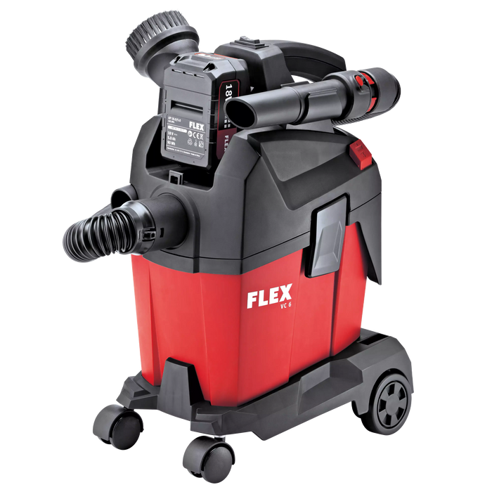 FLEX Compact Cordless Vacuum Cleaner with Manual Filter Cleaning (6L)