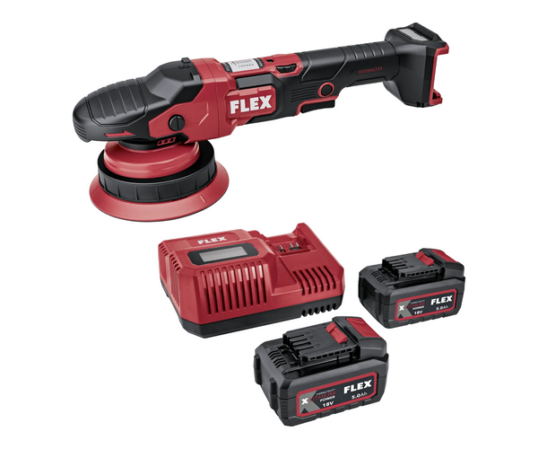 FLEX XFE 15 150 18-ECC Cordless Eccentric Polisher with Random Orbital