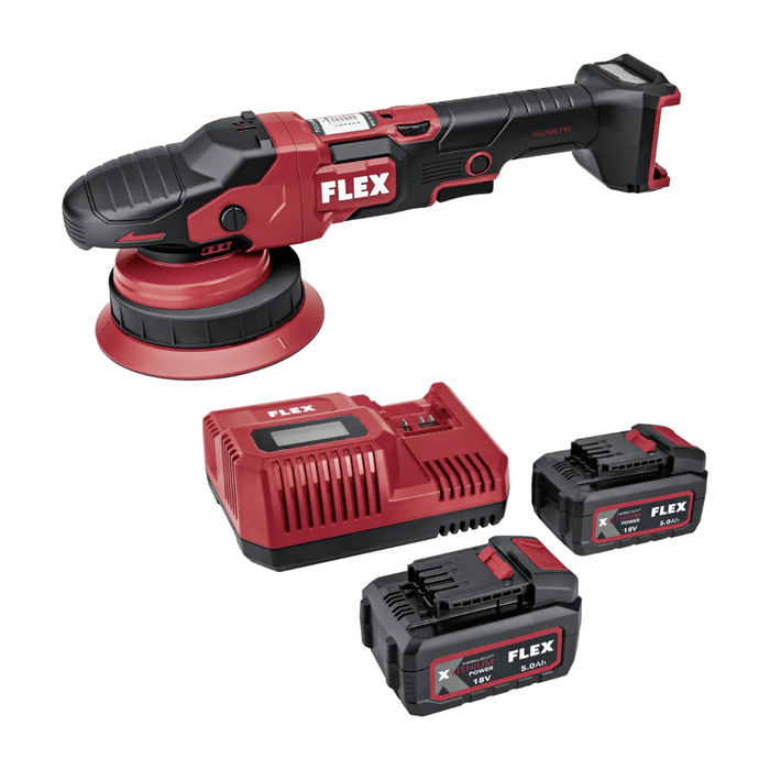 FLEX XFE 2 15 18-EC C Cordless Eccentric Polisher with Random Orbital