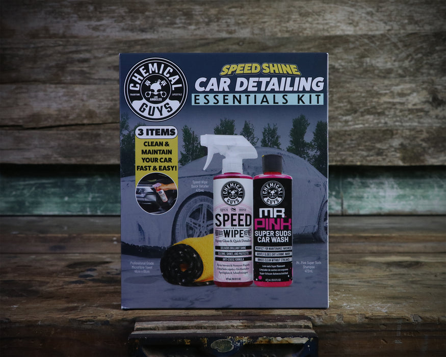 Chemical Guys Speed Shine Car Detailing Essentials Kit