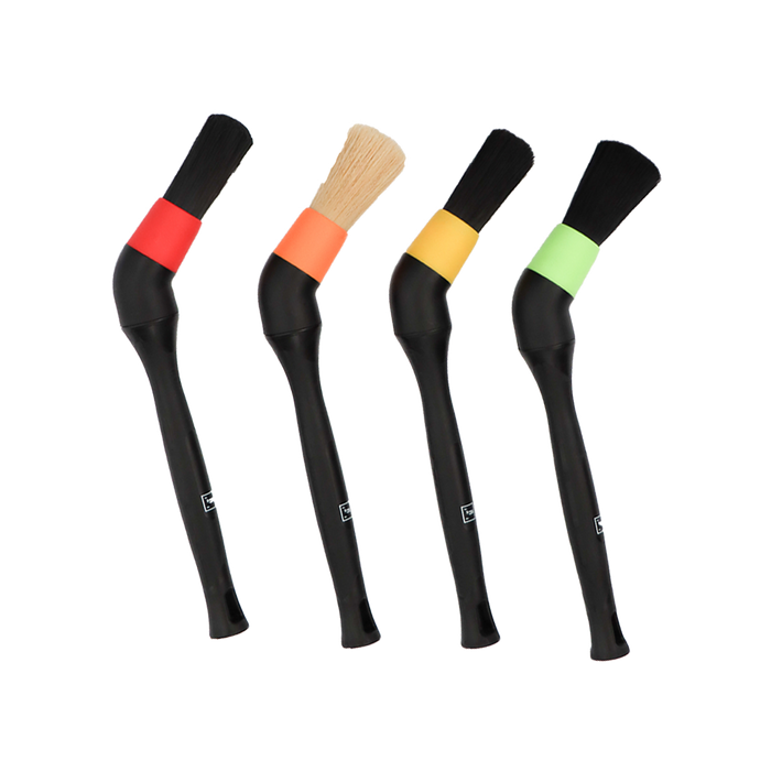 KOCH CHEMIE Drill Brush Set Medium - 3 Borstels Voor Textiel En Kunststof Reiniging