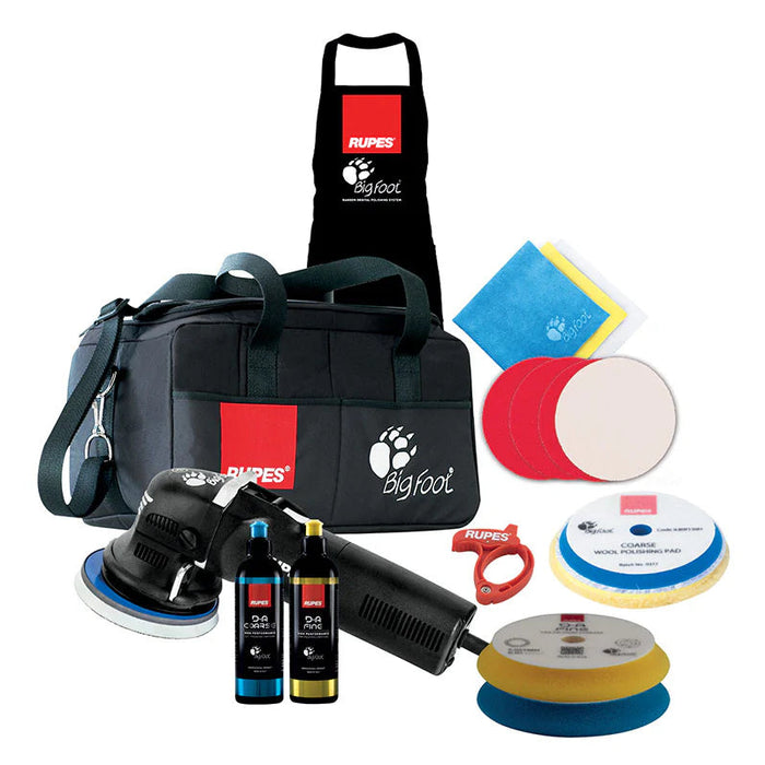 RUPES LHR12E Bigfoot Duetto Random Orbital Polisher LUX Kit