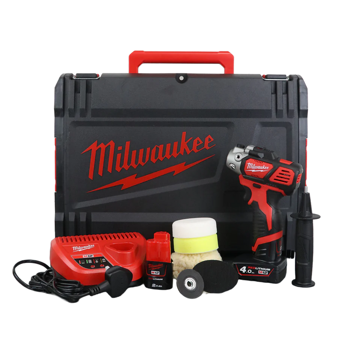 Milwaukee M12 BPS-421X Sub Compact Polisher/Sander Kit