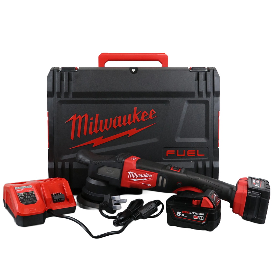 Milwaukee M18 FROP15-502X Fuel Random Orbital Polisher Kit with 15mm Throw
