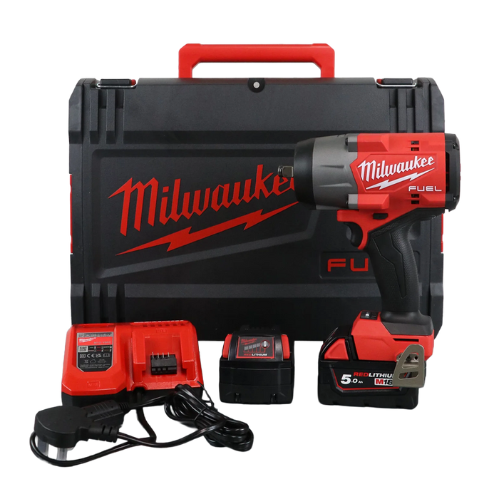 Milwaukee M18 FHIW2F12-502X Fuel 1/2" High Torque Impact Wrench with Friction Ring