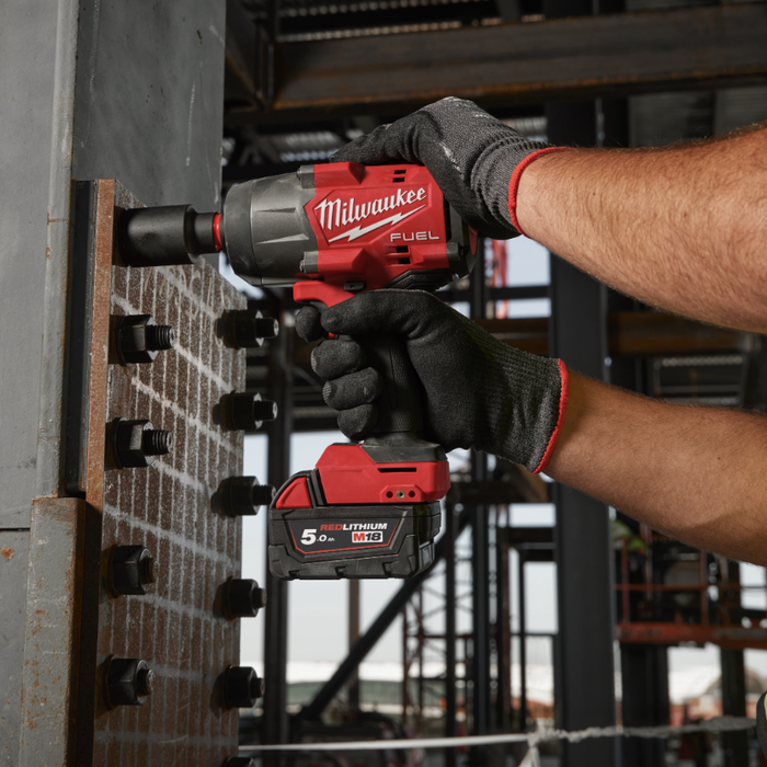 Milwaukee M18 FHIW2F12-502X Fuel 1/2" High Torque Impact Wrench with Friction Ring