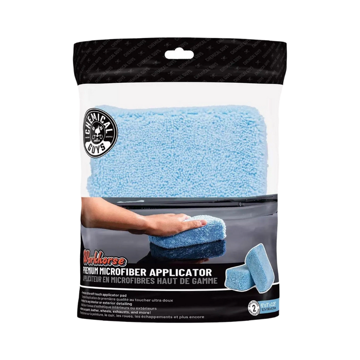 Chemical Guys Premium Grade Microfibre Applicator (Pack of 2)