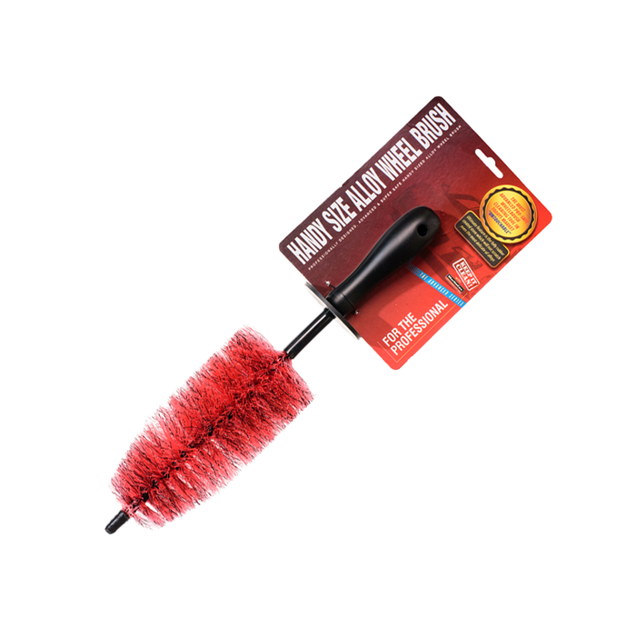 Martin Cox Red & Black Alloy Wheel Brush (Small)