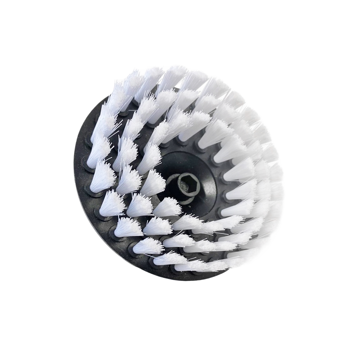 Martin Cox White Stiff Bristle Carpet Drill Attachment