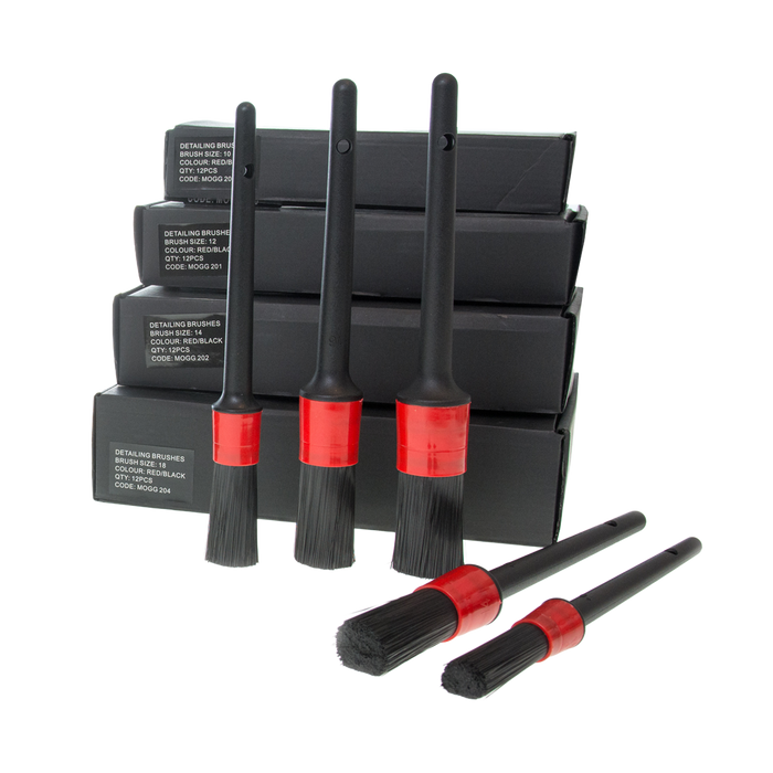Martin Cox Black & Red Sash Detailing Brushes