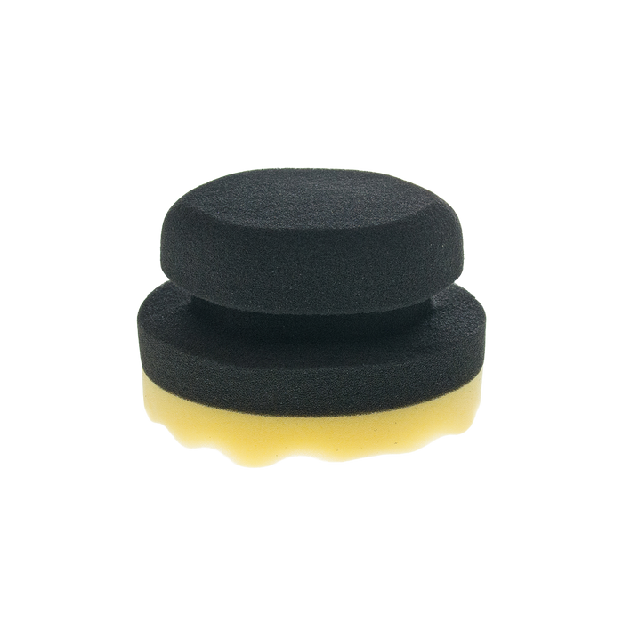 Martin Cox Yellow & Black Waffle Foam Applicator Pad