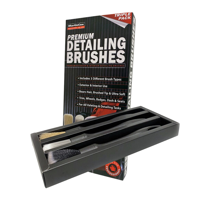 Martin Cox Premium Detailing Brushes (3 Pack)