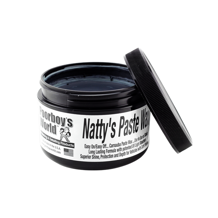 Poorboy's Natty's Black Paste Wax (236ml)