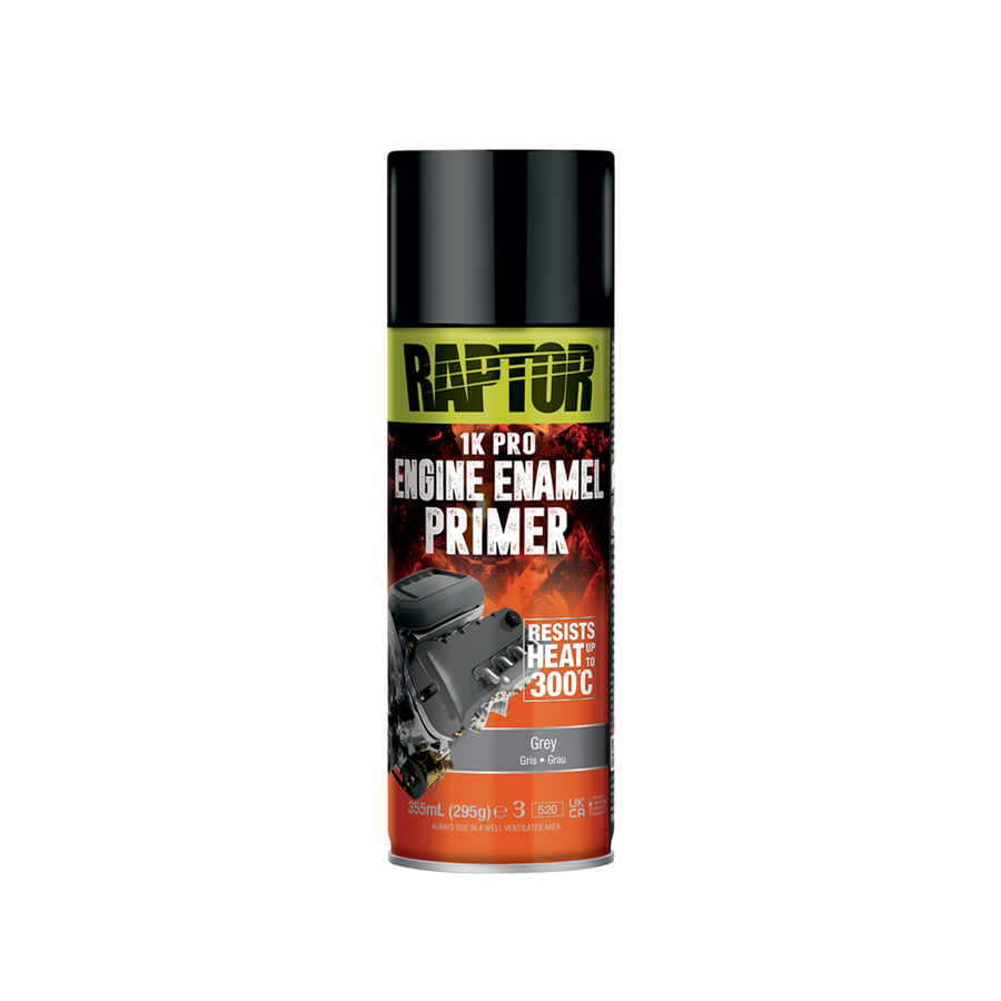 RAPTOR High Heat 1K Pro Engine Enamel Grey Primer
