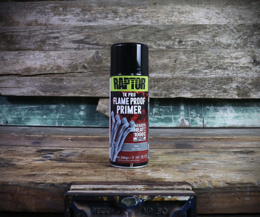 RAPTOR High Heat 1K Pro Flame Proof Grey Primer