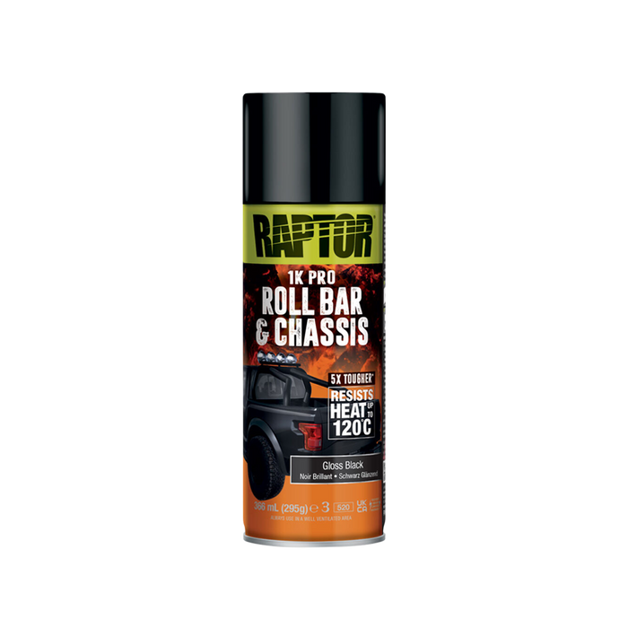 RAPTOR High Heat 1K Pro Roll Bar & Chassis (Satin Black)