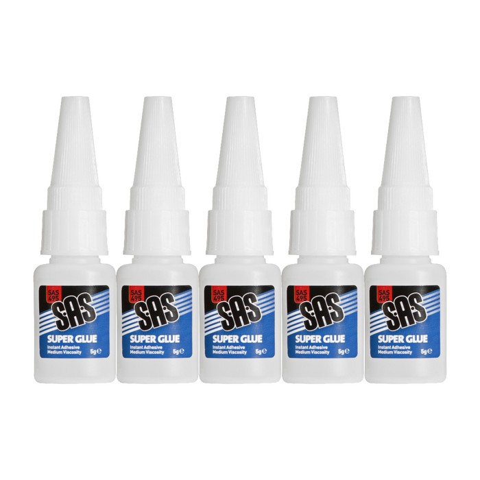 S.A.S Low Viscosity Super Glue (5x 5g)