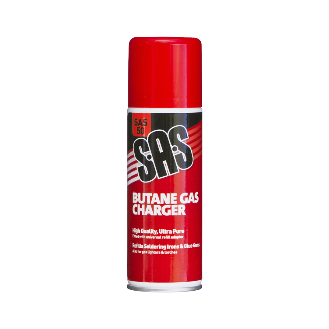 S.A.S Butane Gas Charger Aerosol (200ml)