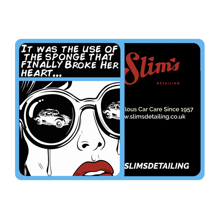 Slim's Girl "It Was The Use Of The Sponge That Finally Broke Her Heart" Hanging Air Freshener