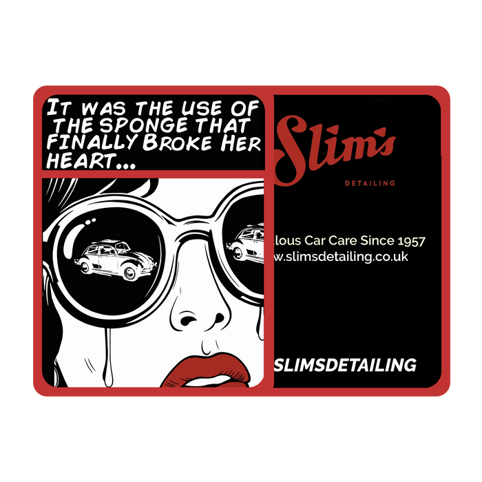 Slim's Girl "It Was The Use Of The Sponge That Finally Broke Her Heart" Hanging Air Freshener