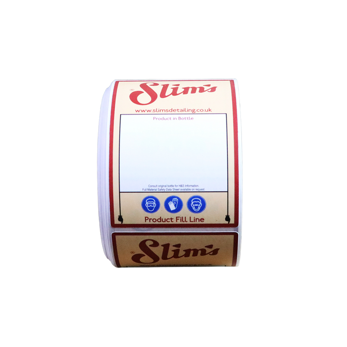Slim's Detailing Decant Label (Single)