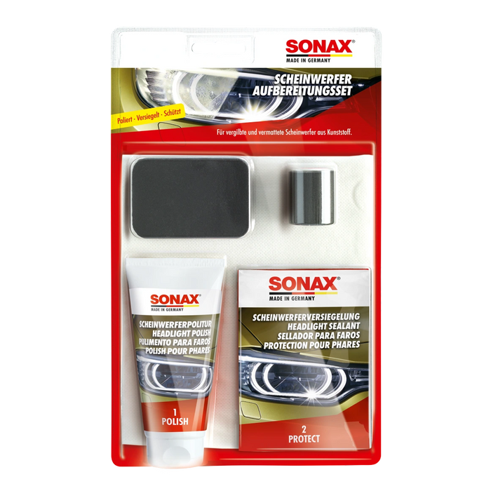 SONAX Headlight Restoration Kit