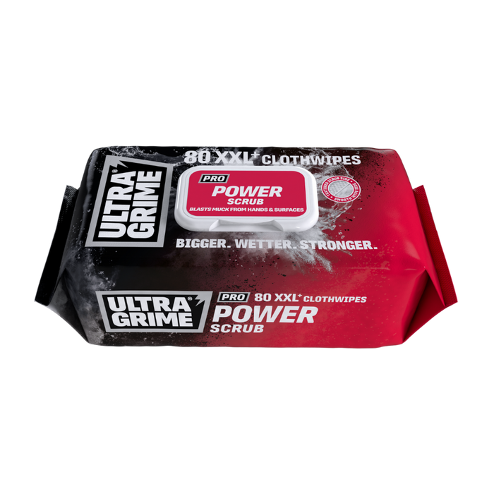 UltraGrime PRO Power Scrub XXL Clothwipes