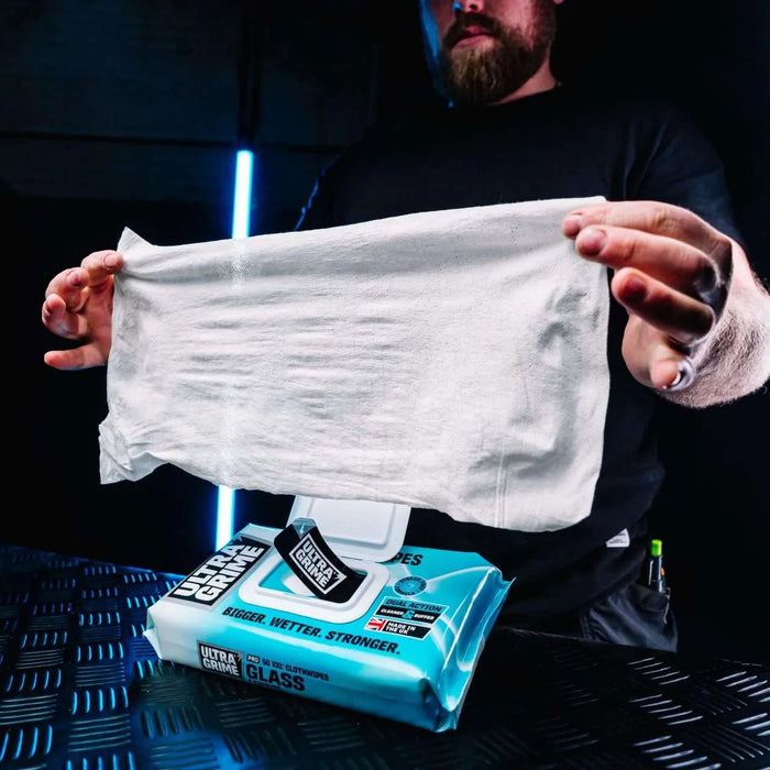 UltraGrime PRO Glass & Stainless XXL Clothwipes