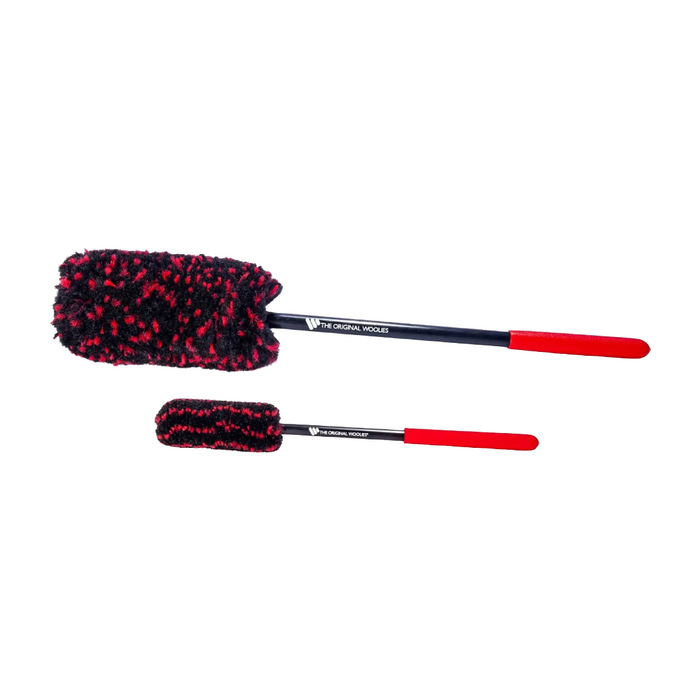 Wheel Woolies Pack of 2 with Handle Grips (Red)