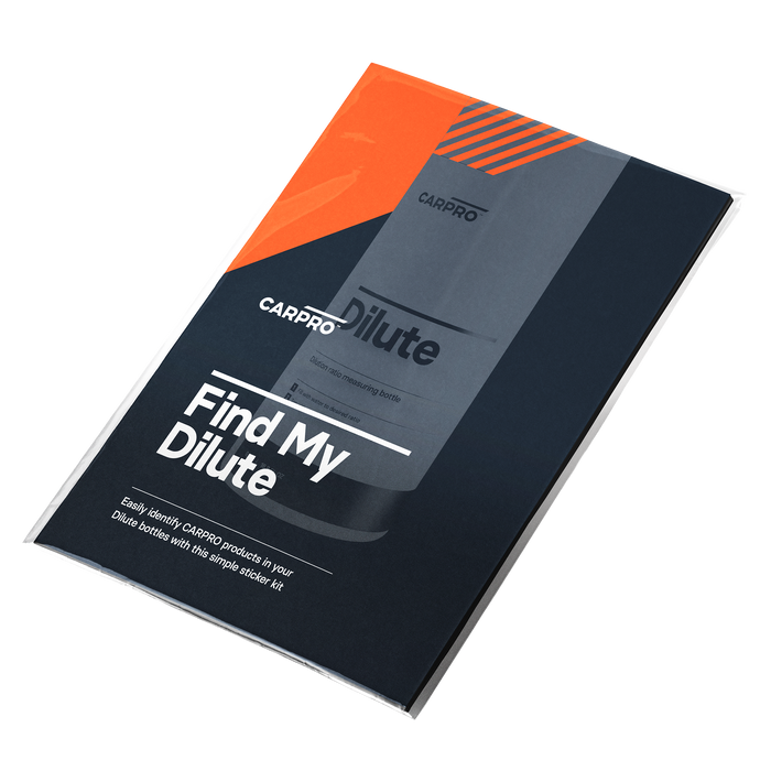 CARPRO Find My Dilute Bottle Stickers