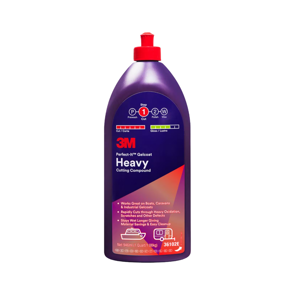 3M Perfect It Gelcoat Heavy Cutting Compound (946ml), view 1