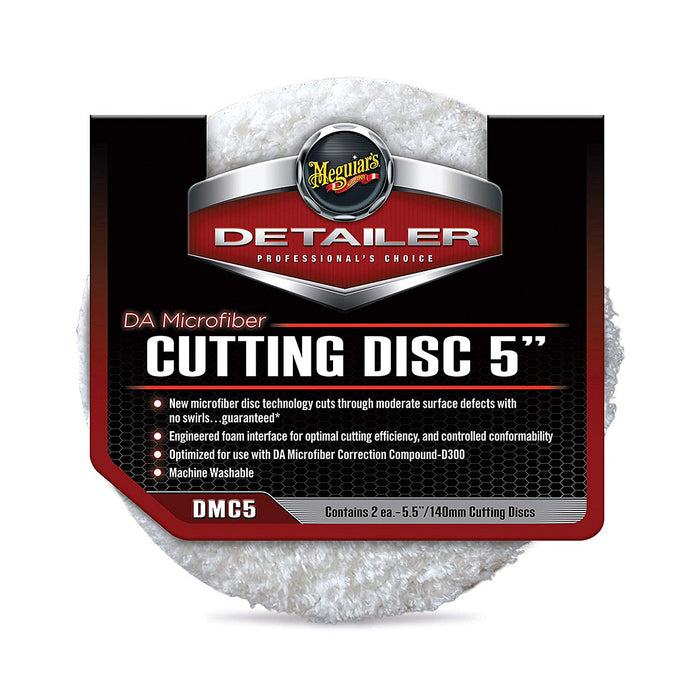 Meguiar's DA  5" Microfibre Cutting Pads (Pack of 2)