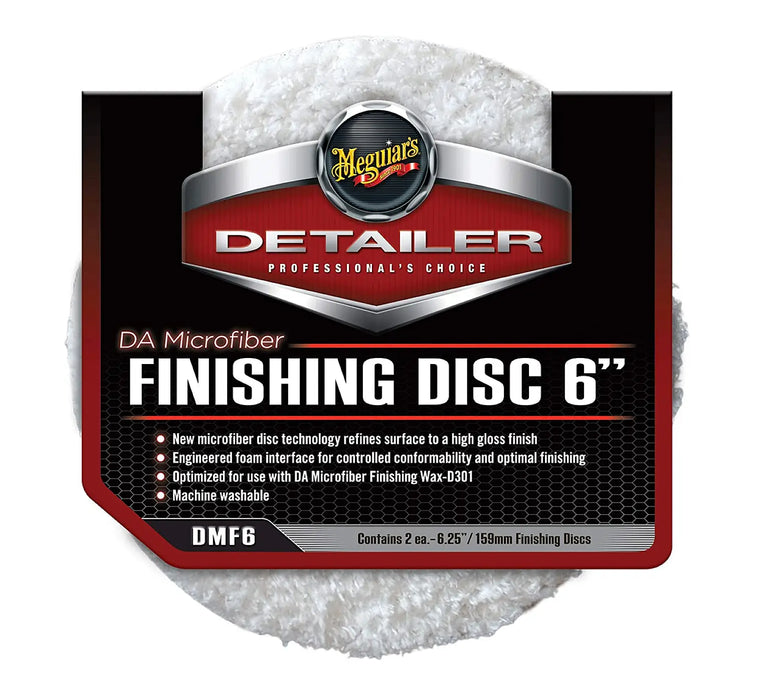 Meguiar's 6" DA Microfibre Finishing Discs (Pack of 2)