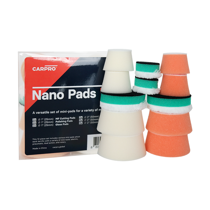 CARPRO Nano Pads Pack of 12 (1" + 2" Kit)