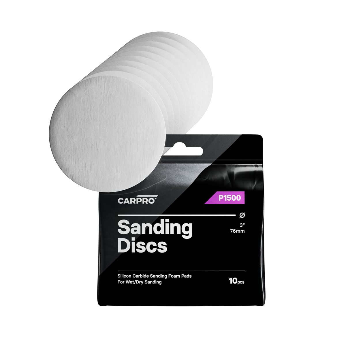 thumbnail image 2 of 5-Inch Silicon Carbide Sanding Discs 120 Grit - 100 Pack Heavy Duty PSA Adhesive For Glass & Metal 2 of 6