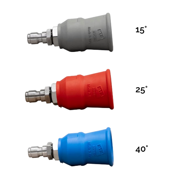 Slim's Detailing Rubber Coated Stubby Trigger Gun Nozzles (Pack of 3)
