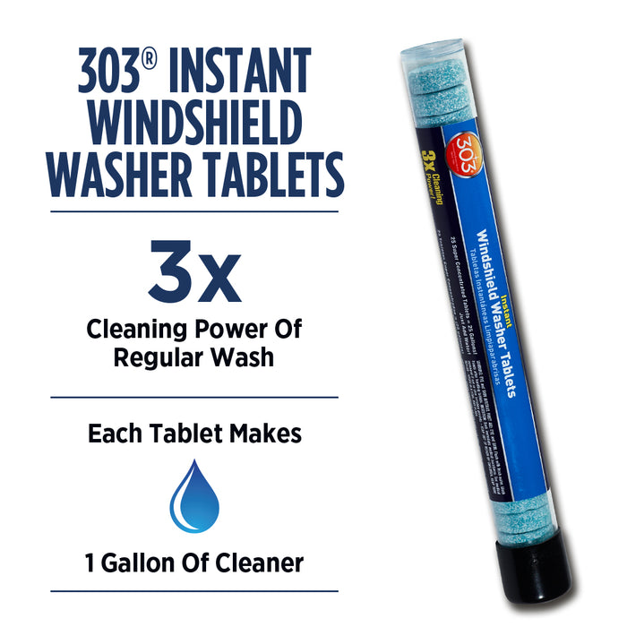 303 Instant Windshield Washer Tablets (Pack of 25)