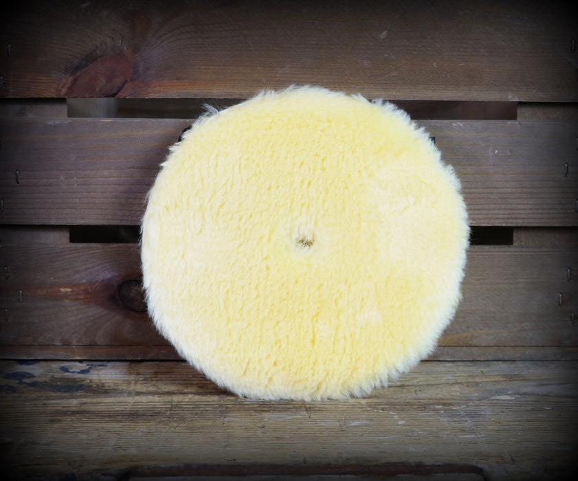 Rupes Wool Yellow Medium Polishing Pad (180mm)